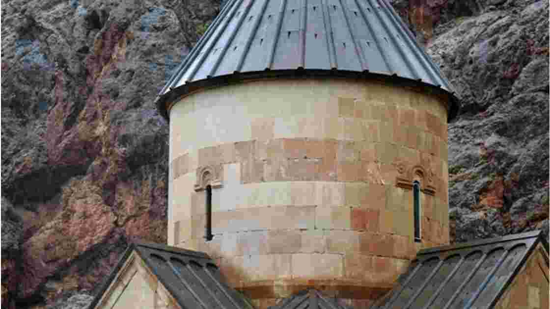 Arménie Noravank Le dome de l'église Saint-Jean-le-Précurseur(Karapet)