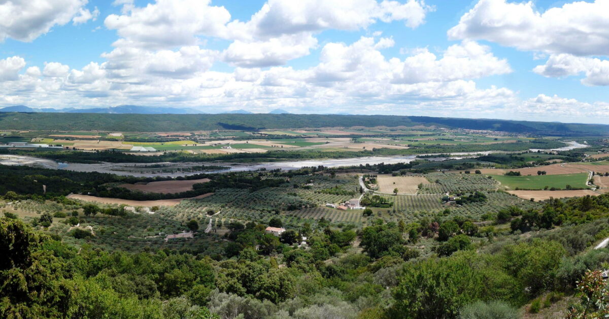 Panorama Vallée De La Durance, Depuis Le Village De... - Geo.fr