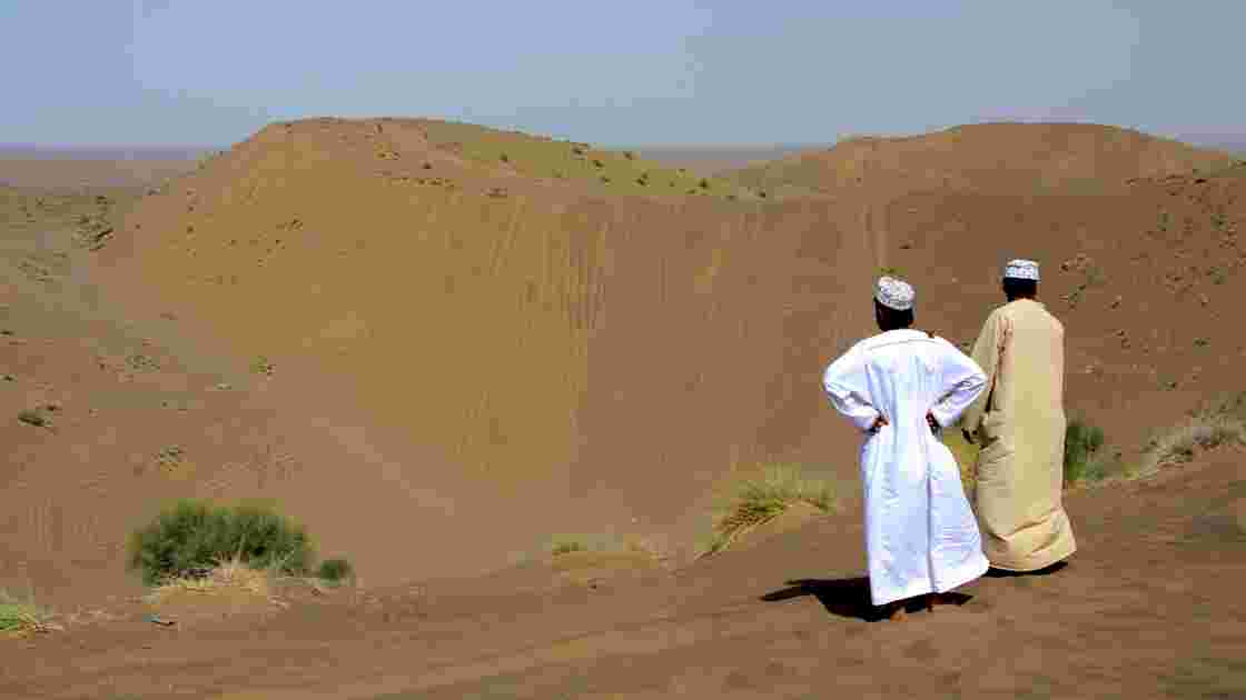 Dans le désert omanais