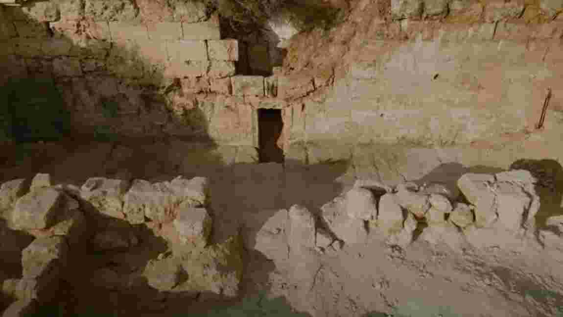 Découverte en Israël d'une grotte funéraire vieille de 2.000 ans, désignée comme la "grotte de Salomé"