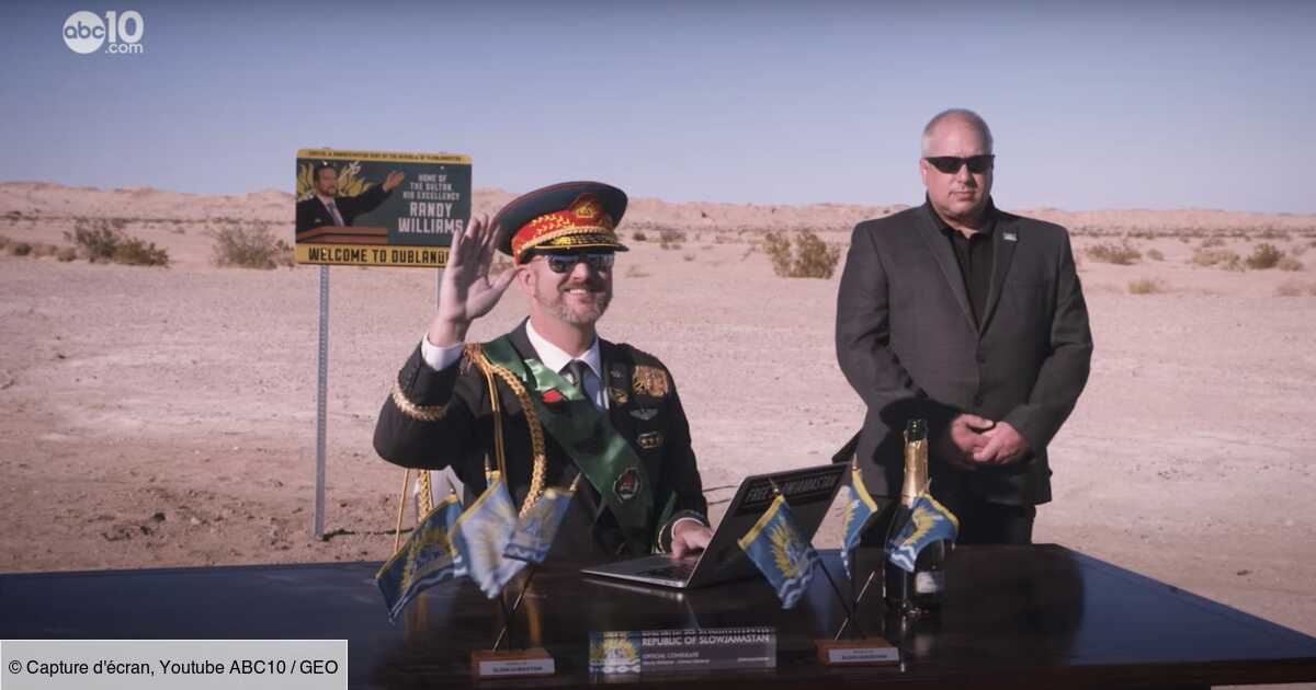 Il visite tous les pays du monde et décide de créer le sien en plein désert