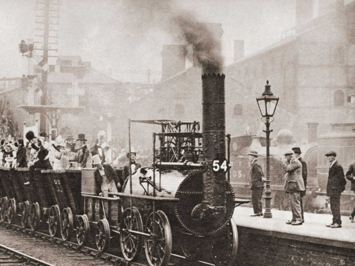 Le 27 septembre 1825 en Angleterre, ce train changeait le monde