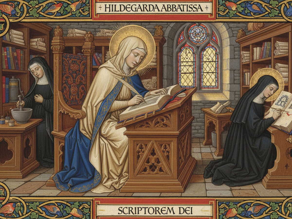 Hildegarde de Bingen, pionnière de la médecine et des remèdes naturels au Moyen Âge