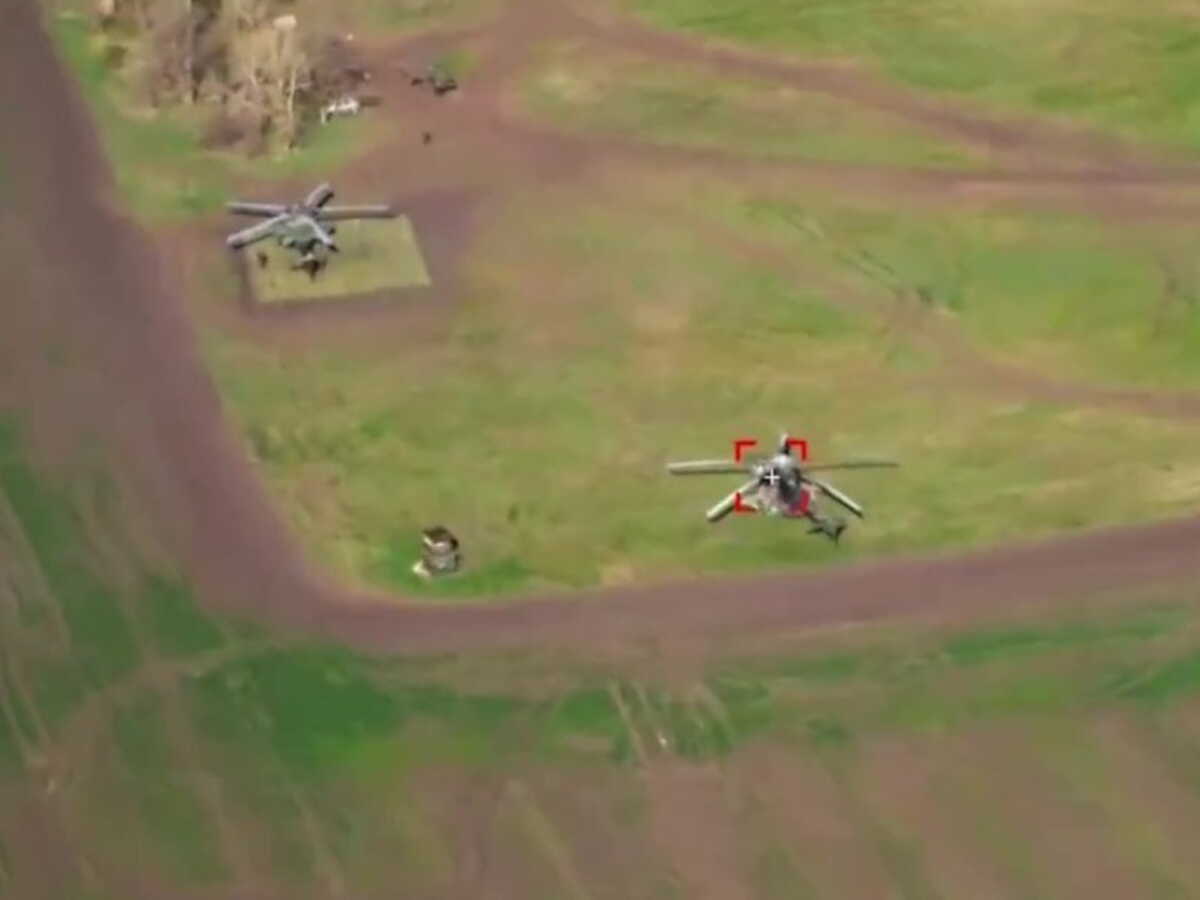 L'Ukraine a utilisé des drones kamikazes pour détruire deux hélicoptères russes à 150 km de la frontière
