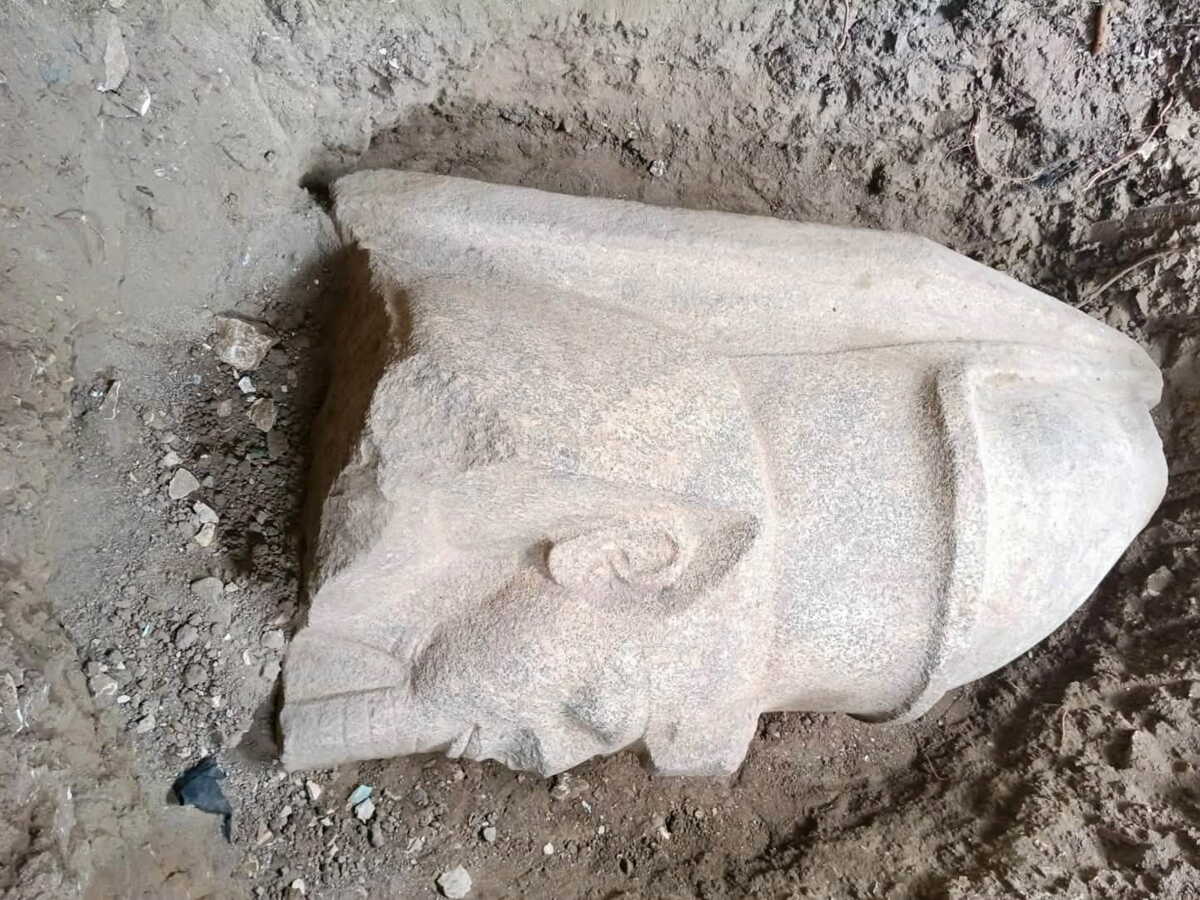 Une statue monumentale de Ramsès II découverte par hasard dans le delta du Nil