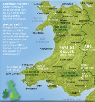 Pays De Galles Carte - Pays De Galles Guide De Voyage Pays De Galles ...