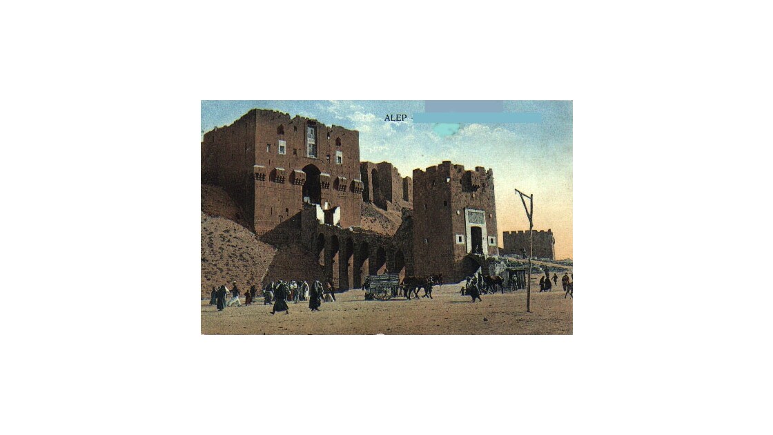 Citadel od Aleppo- year 1900