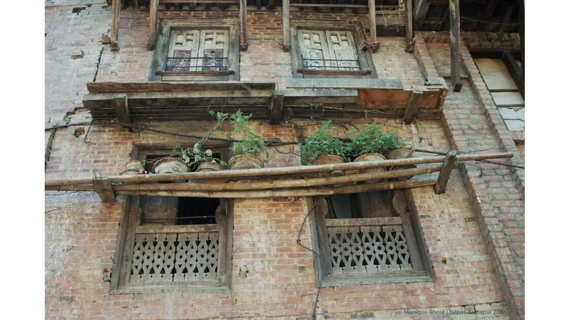 Népal, baktapur ville hors du temps