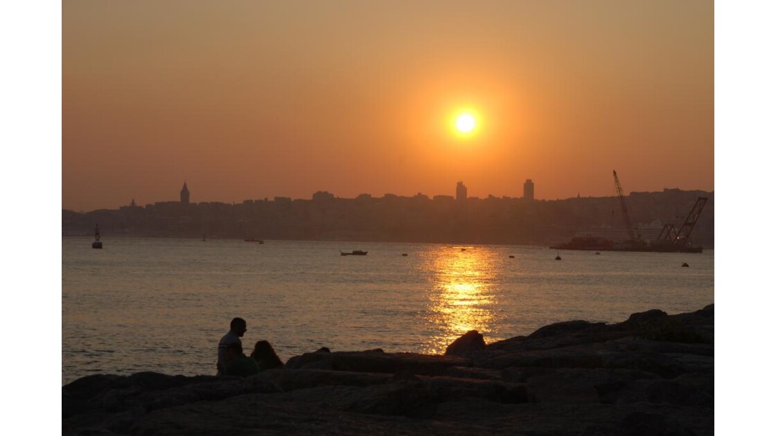 Istanbul, coucher de soleil