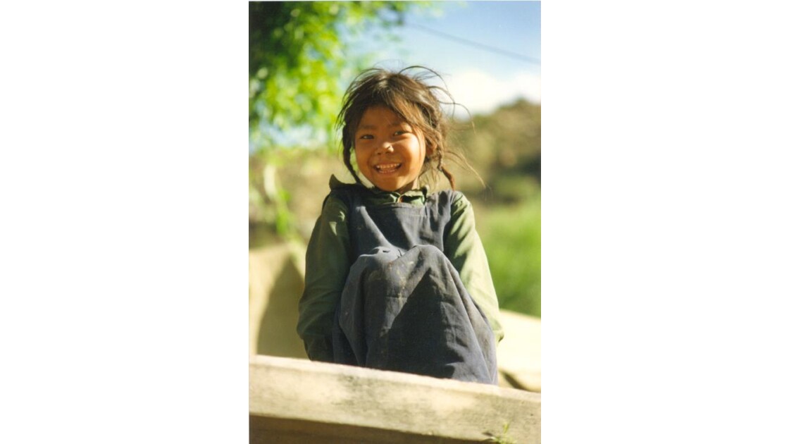 Tibetan girl in Ladakh