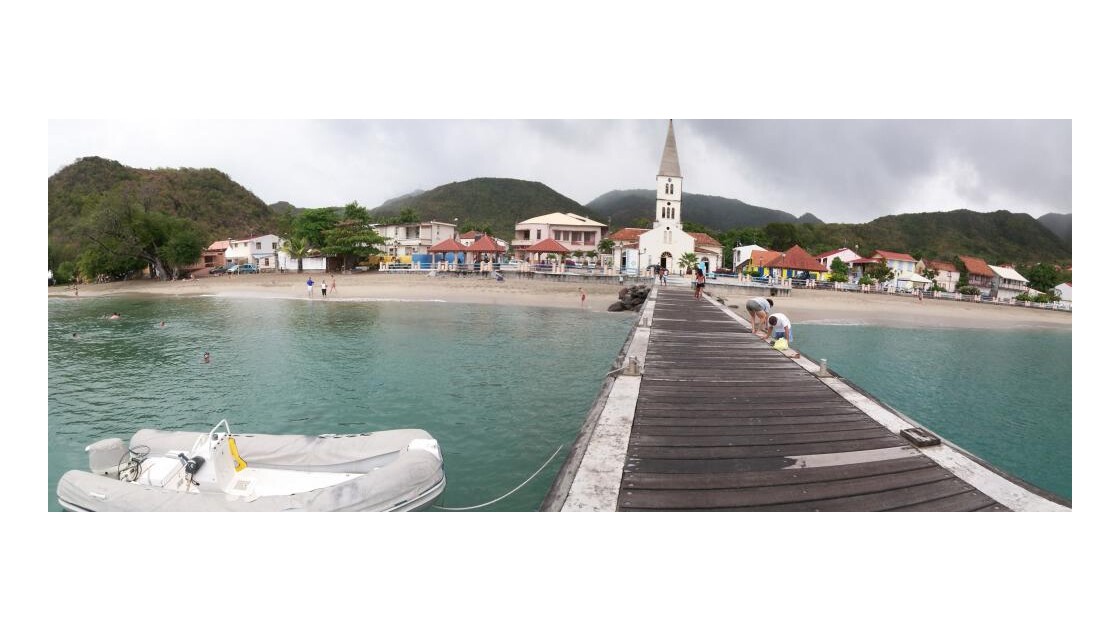 Ponton aux Trois Ilets en Martinique
