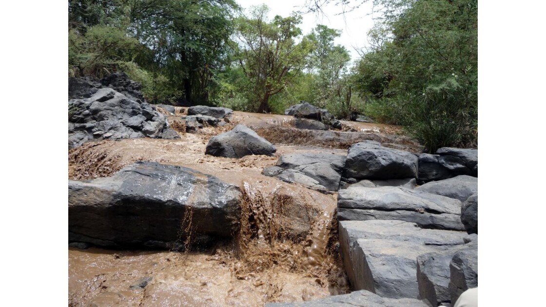 Chutes de boue de la rivière Awash
