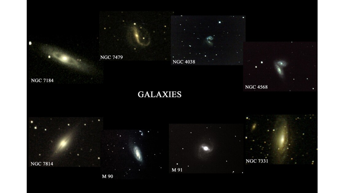 Quelques galaxies, superbe non ?