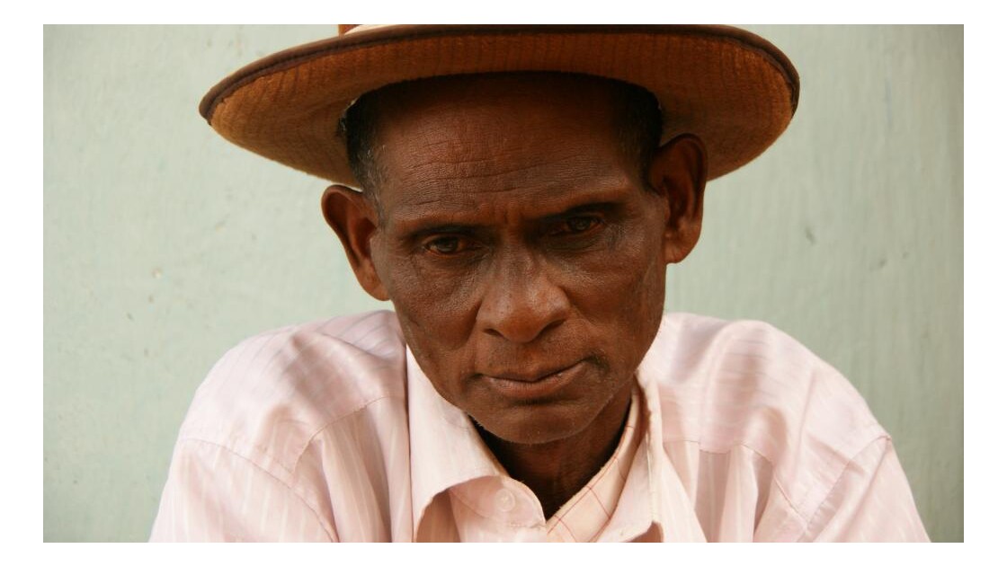 portrait d'un vieil homme malgache