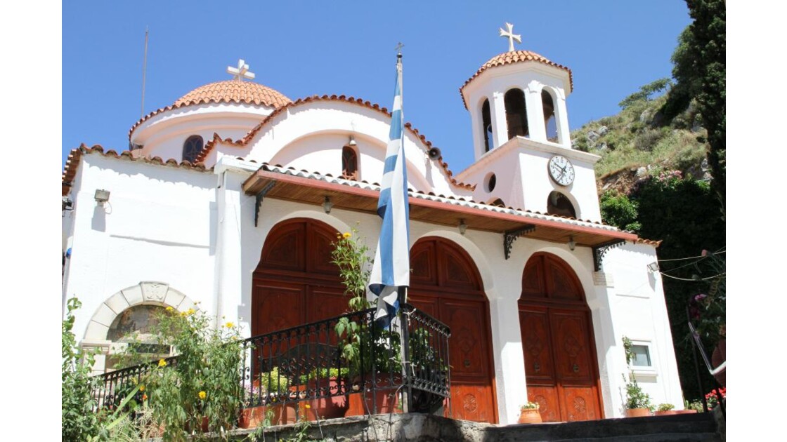 "La Crète : église de montagne ..."