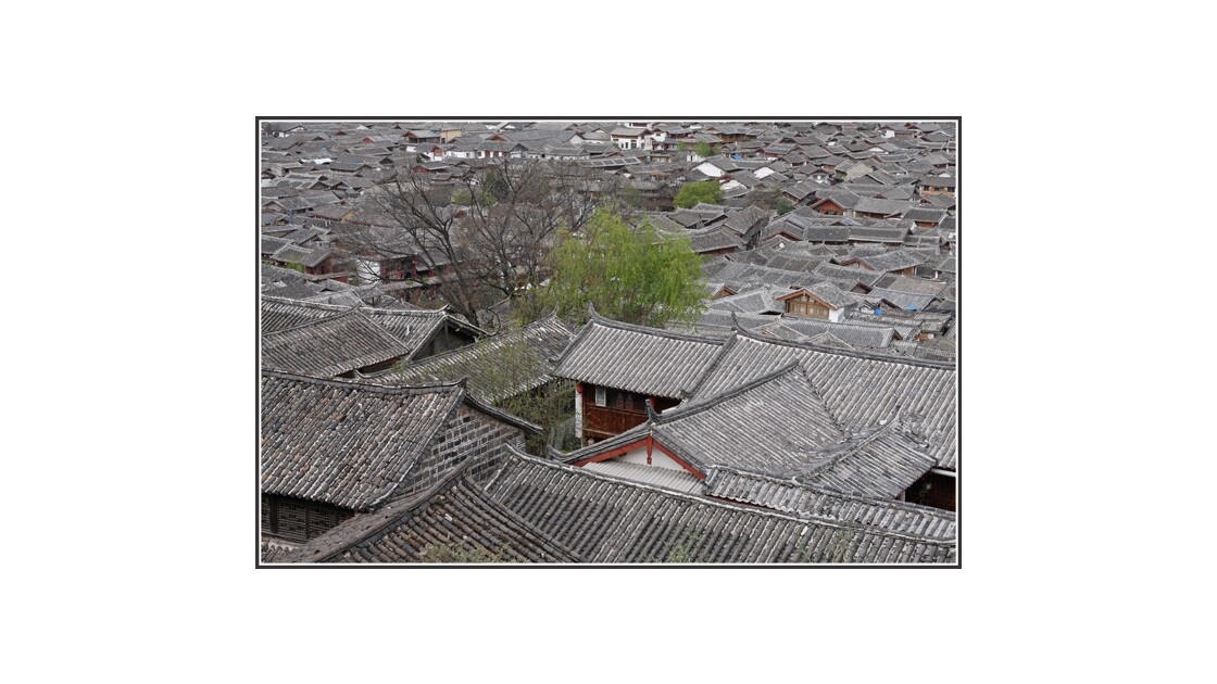 toits vieille ville de Lijiang
