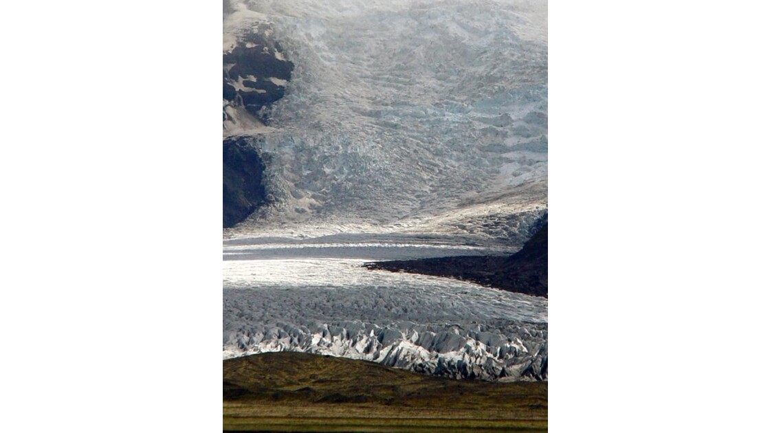Glacier Vatnajokull langue glaciaire