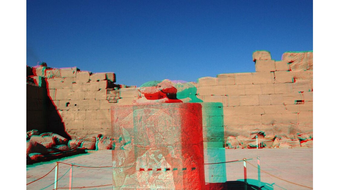  3D - Temple de Karnak. 