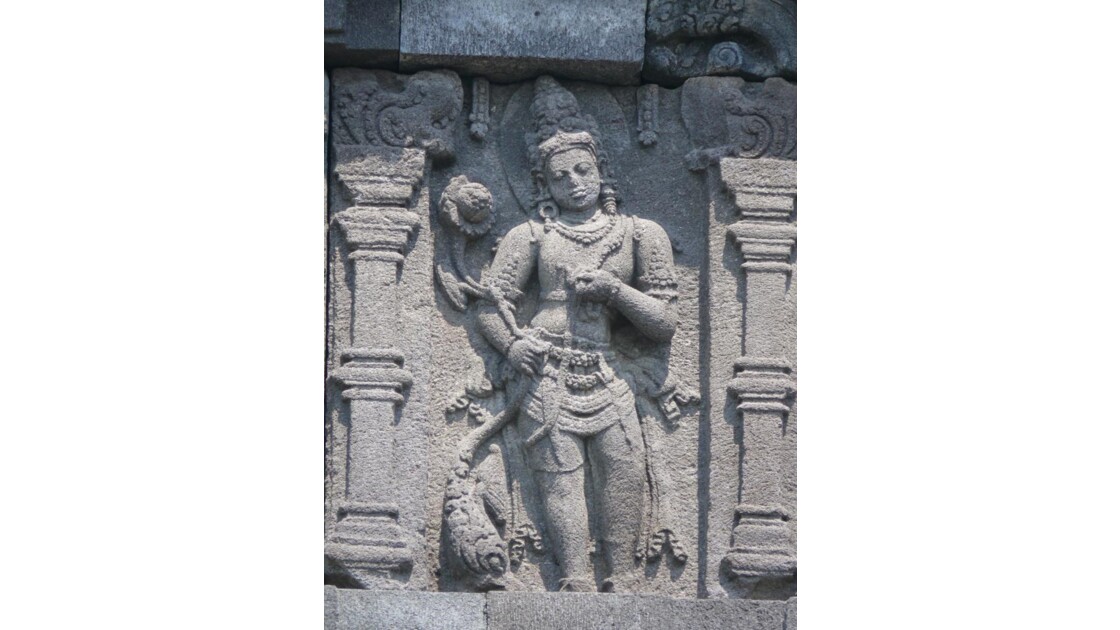 fresque du temple de Prambanan