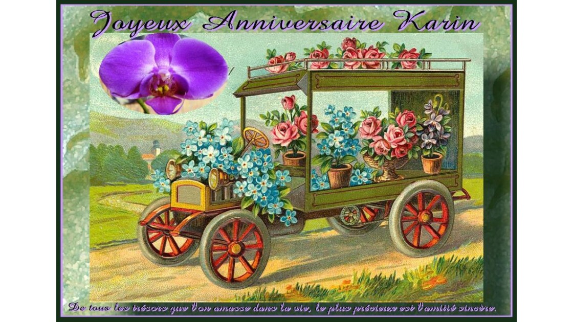 Joyeux Anniversaire Karin O Toi Notre Ixelloise Geo Fr