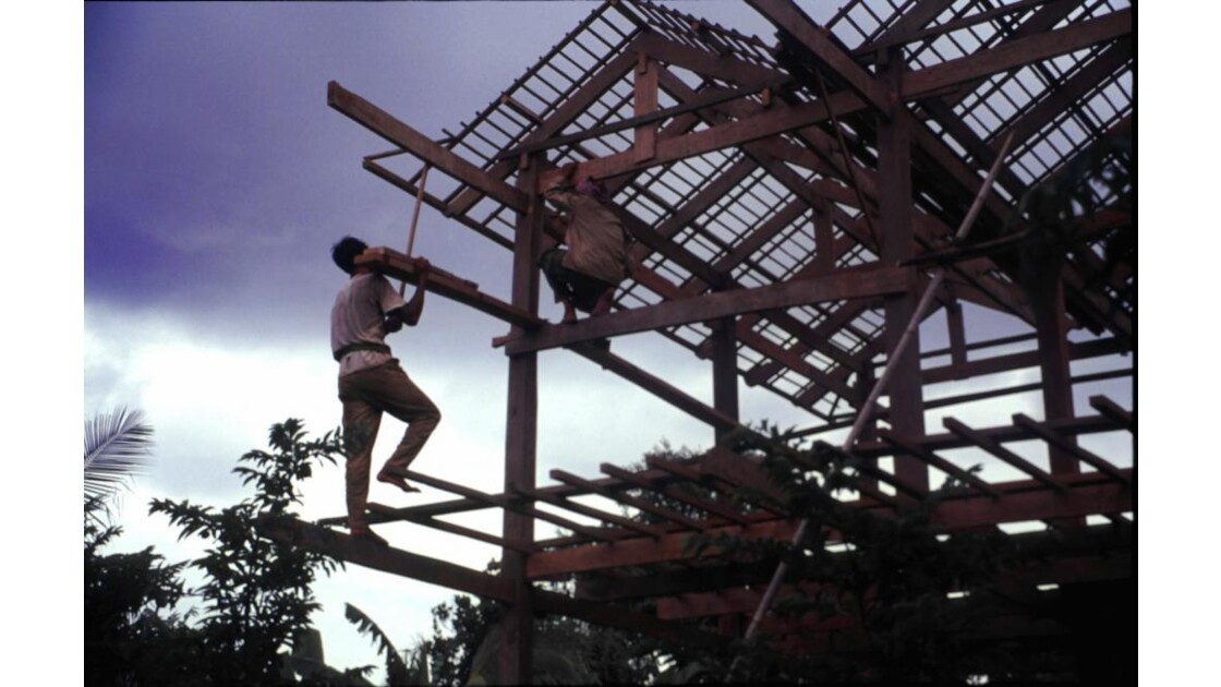 Cambodge construction de maison