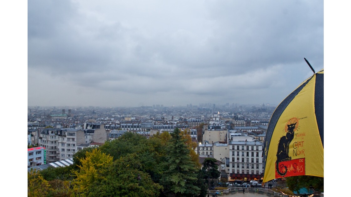 Montmartre - Paris sous la pluie