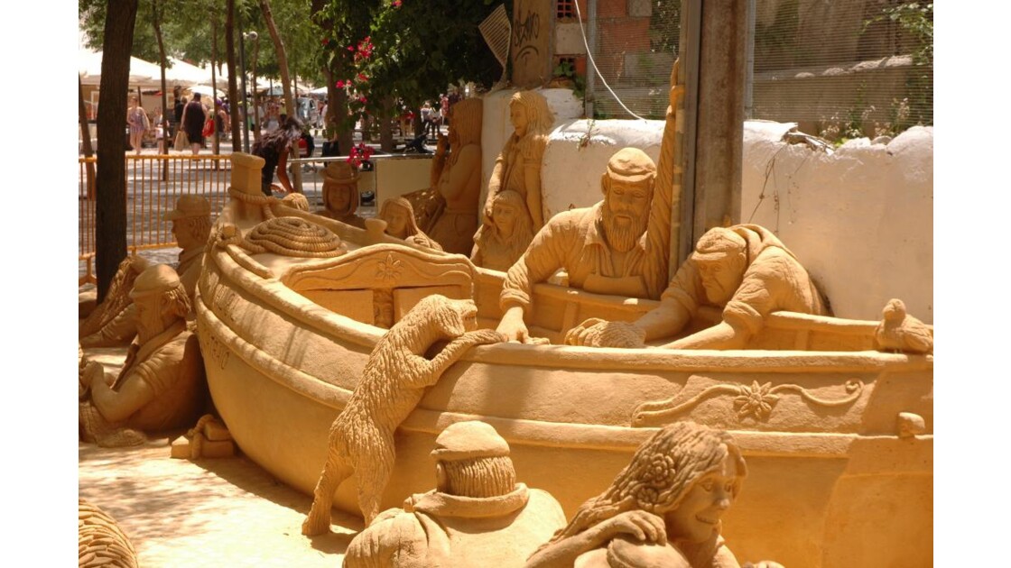 sculpture de sable de jose Monteiro