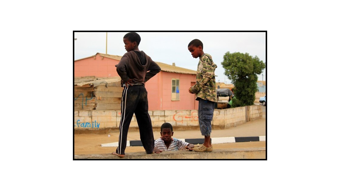 Enfants des townships de Swakopmund