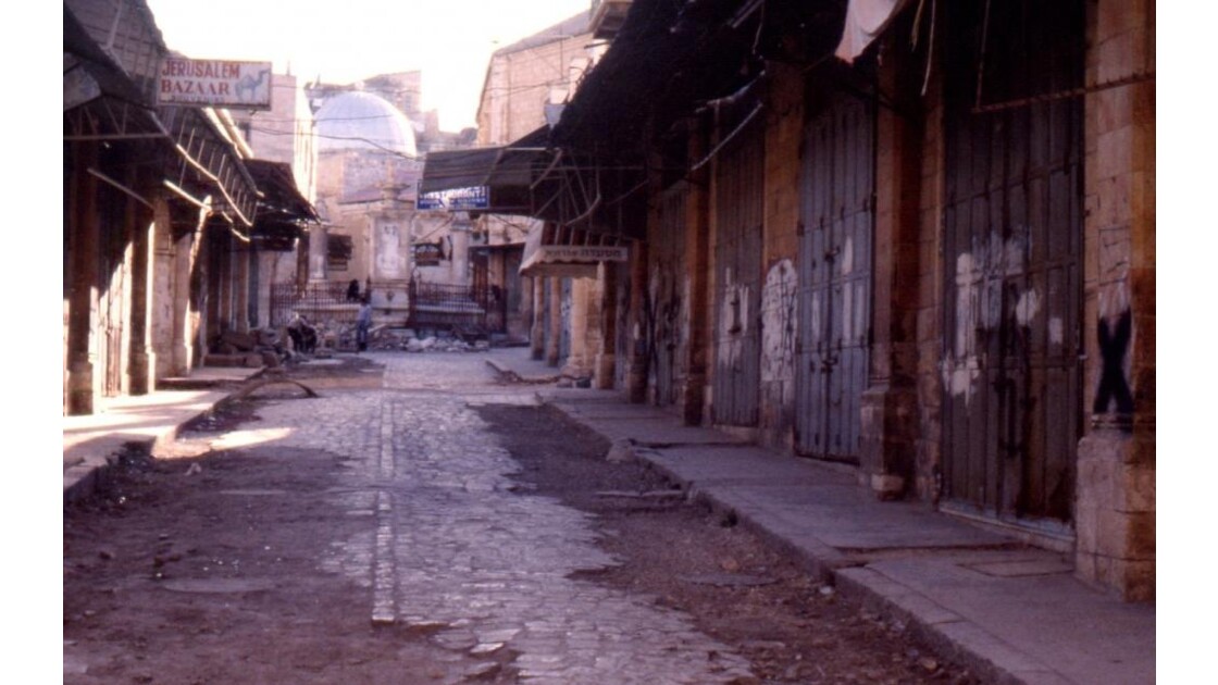 Jérusalem, rues vides