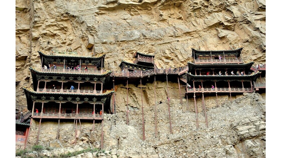 Le monastère suspendu de Hengshan.