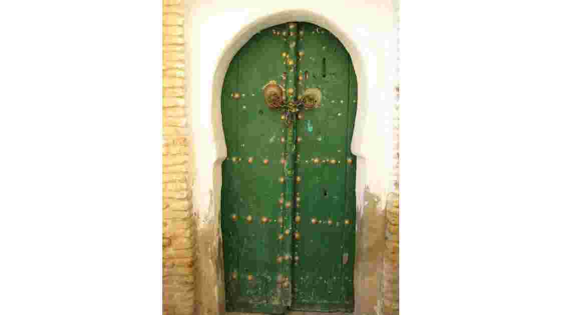 Porte verte - Medina de Tozeur, Tunisie