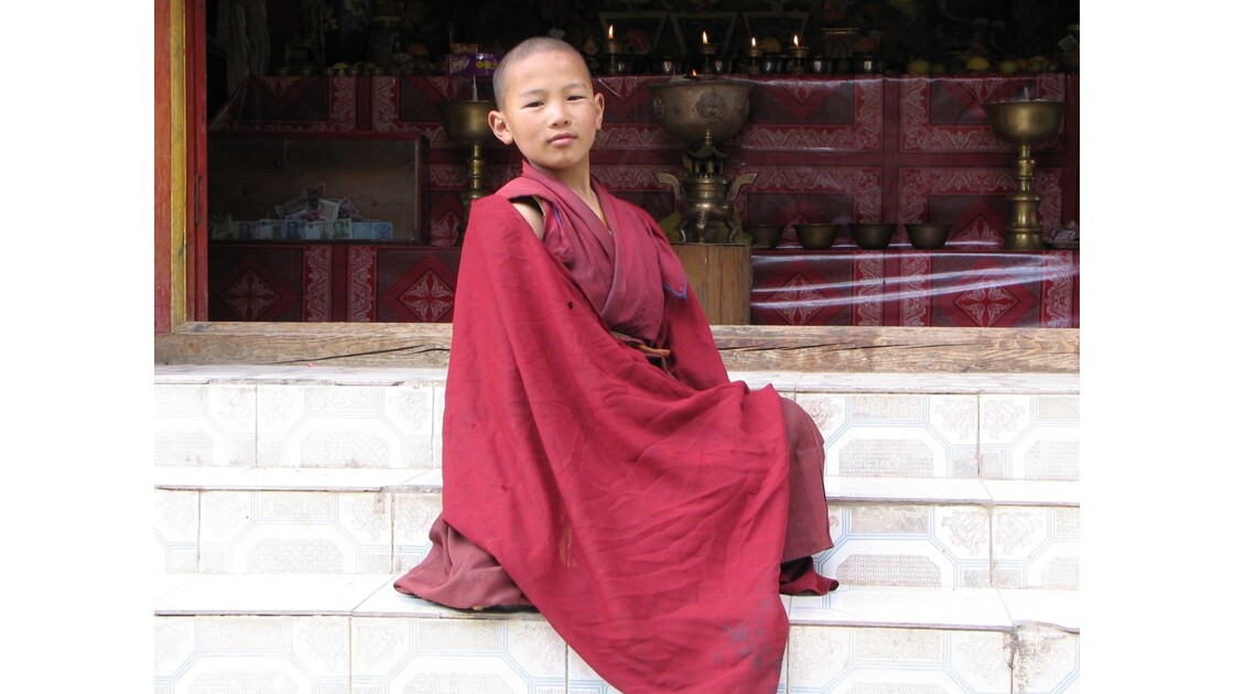 Jeune Novice , Monastère de Zong Zan Li