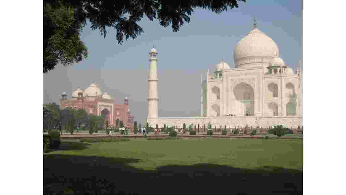 Taj Mahal et mosquée