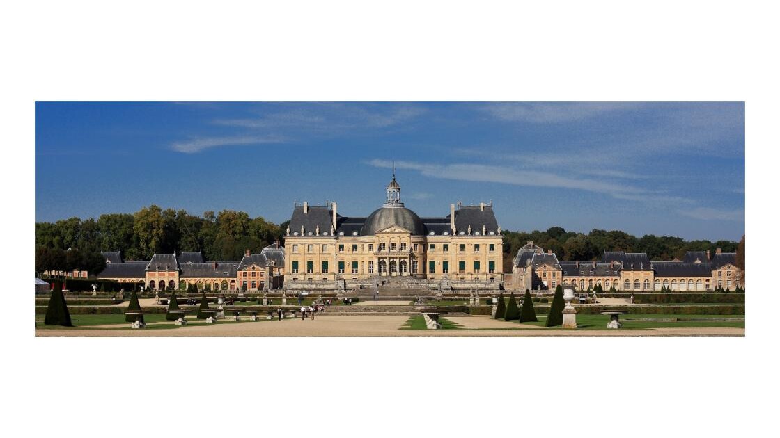 Façade du chateau de Vaux-le-Vicomte (S