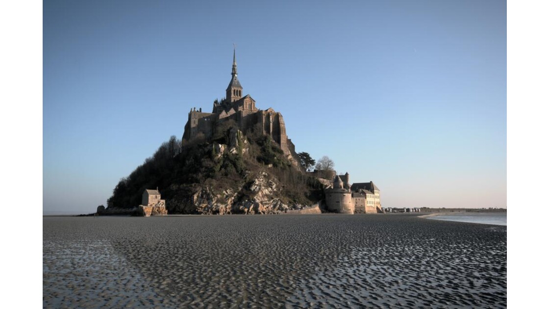 Mont Saint Michel en hiver