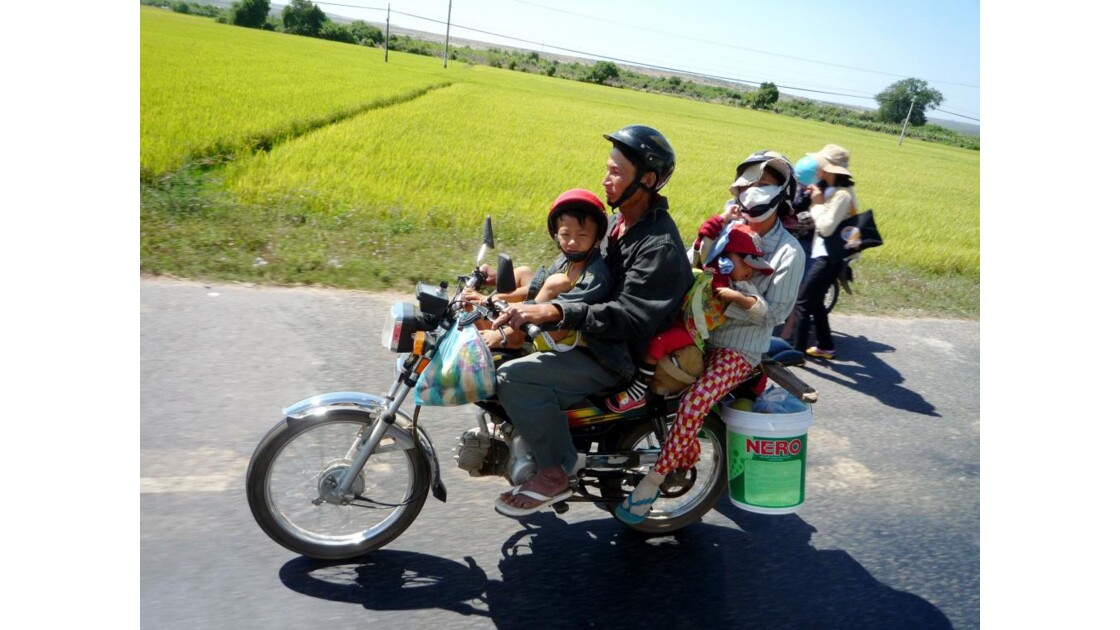 Moto familiale - Mui Ne-Nha Trang