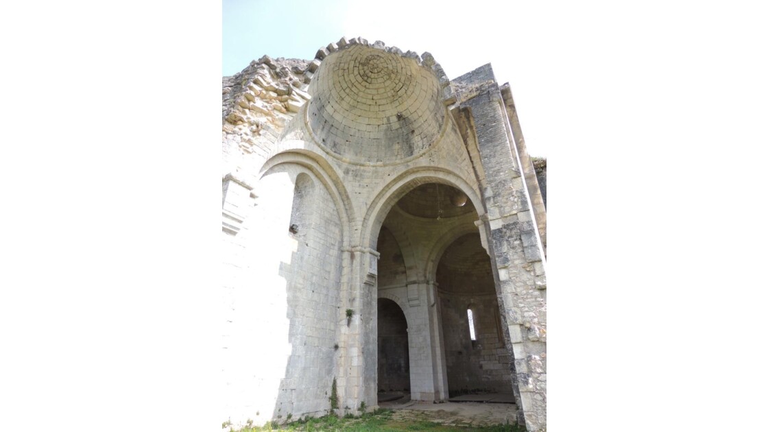Abbaye de Boschaud en ruines