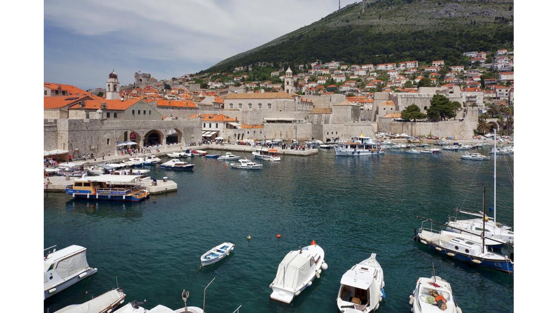 Port de la vieille ville de Dubrovnik