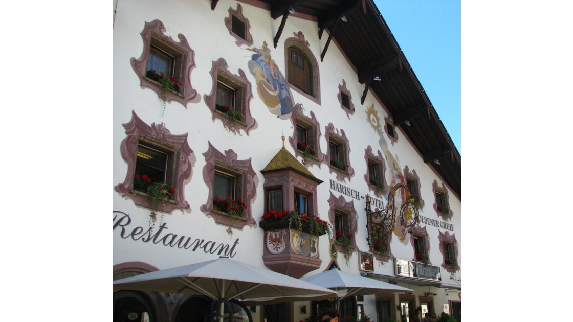 Kitzbülh : façade peinte