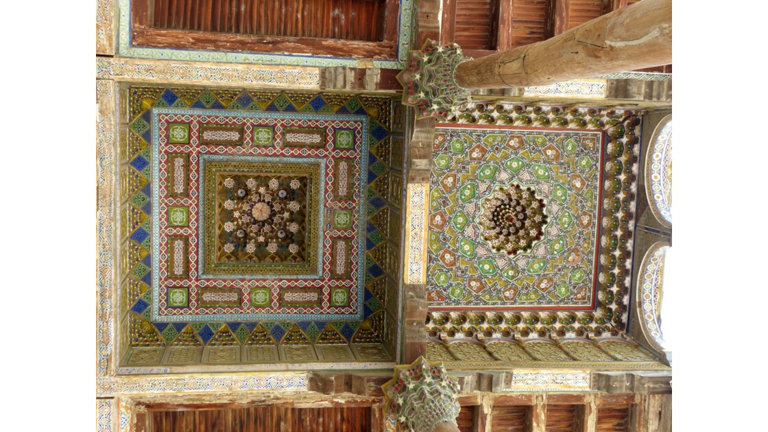 Plafond iwan mosquée Bolo Kaouz