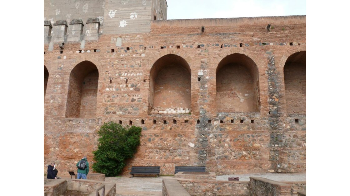 Alcazaba ,la place d'armes
