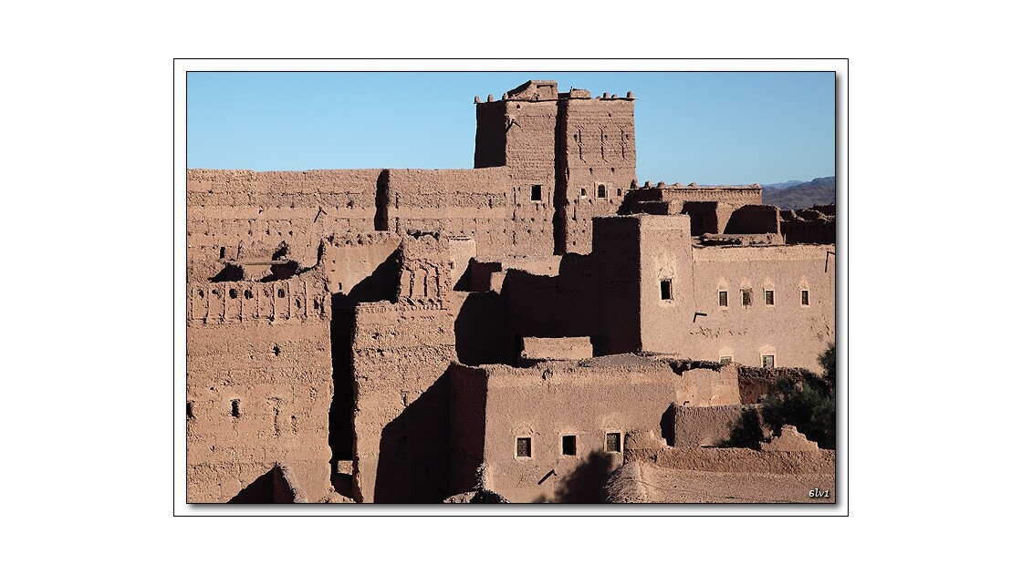  Ouarzazate - vue de la Kasbah Taourirt