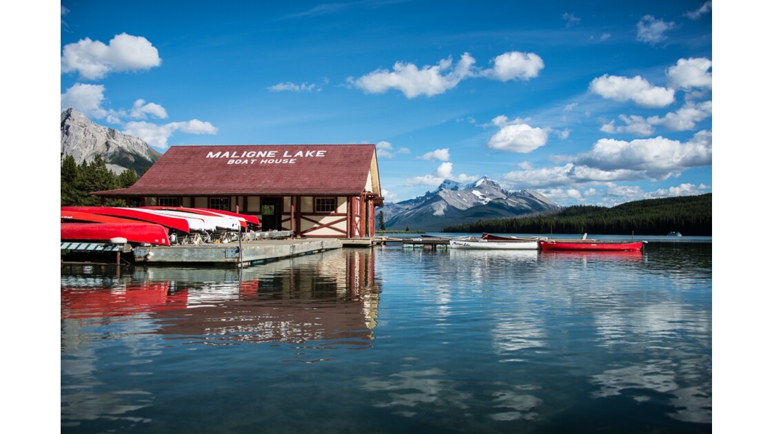 Lake Maligne Boat House