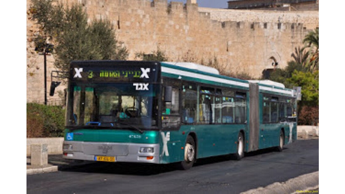 Jérusalem - Bus pour Israeliens