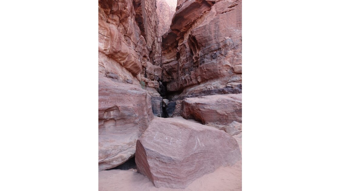 Jordanie Wadi Rum Entrée du Siq Khazali 2