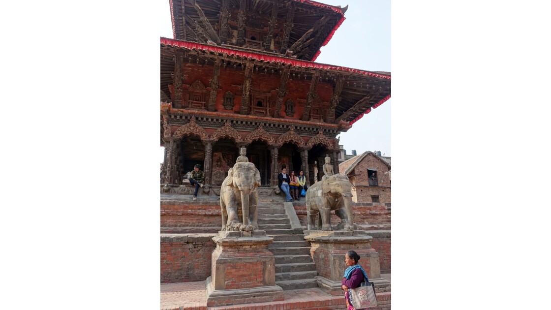 Népal Patan Durbar Square Temple de Vishwanath 2