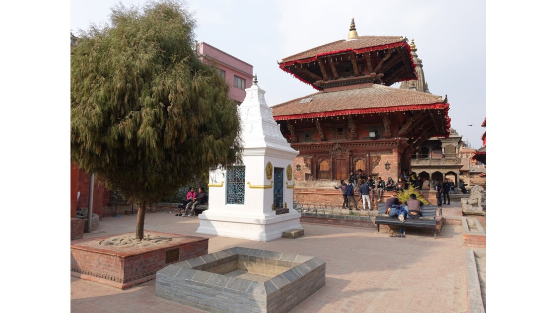 Népal Patan Durbar Square Tempe de Char Narayan