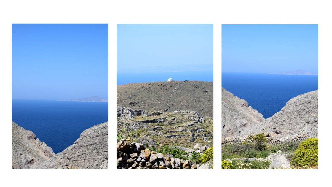 Triptyques d'Amorgos, île des Cyclades