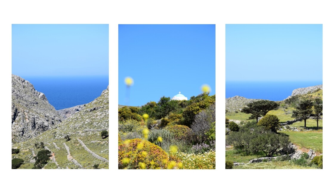Triptyques d'Amorgos, île des Cyclades