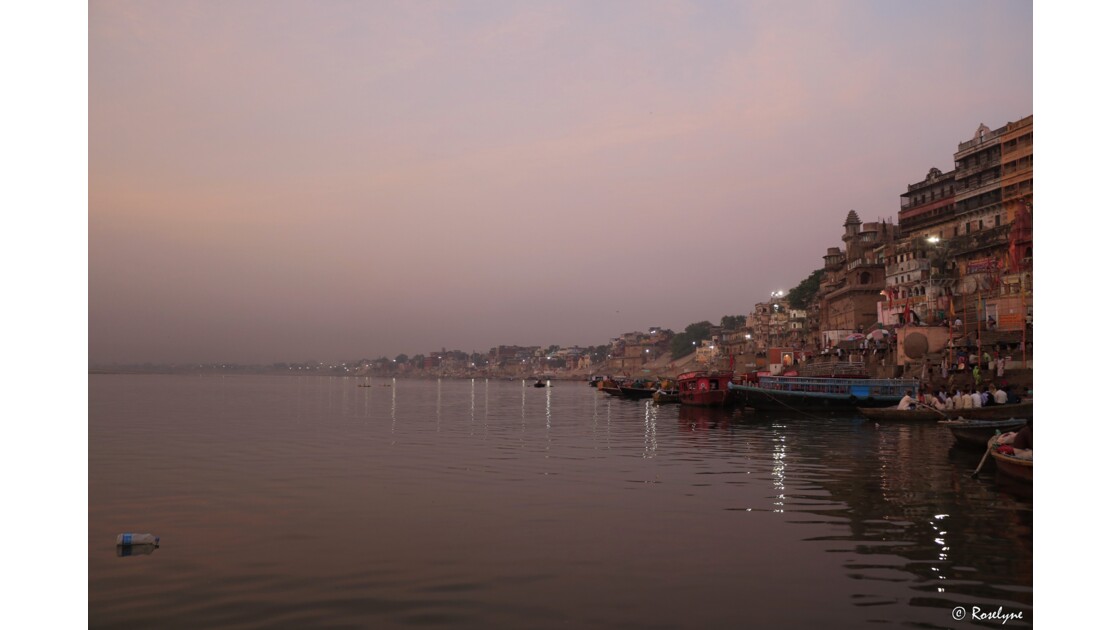 Levé de soleil sur le Gange